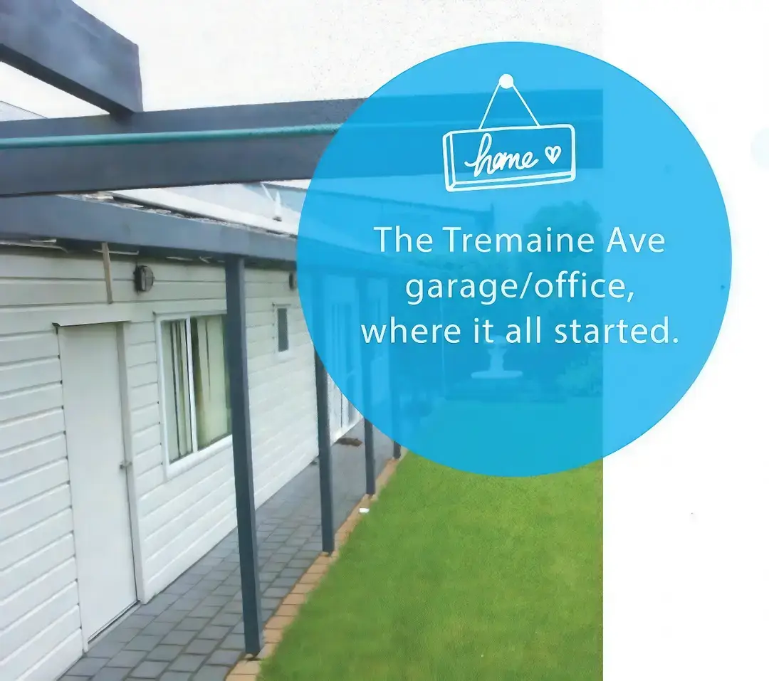 Garage office where it all started