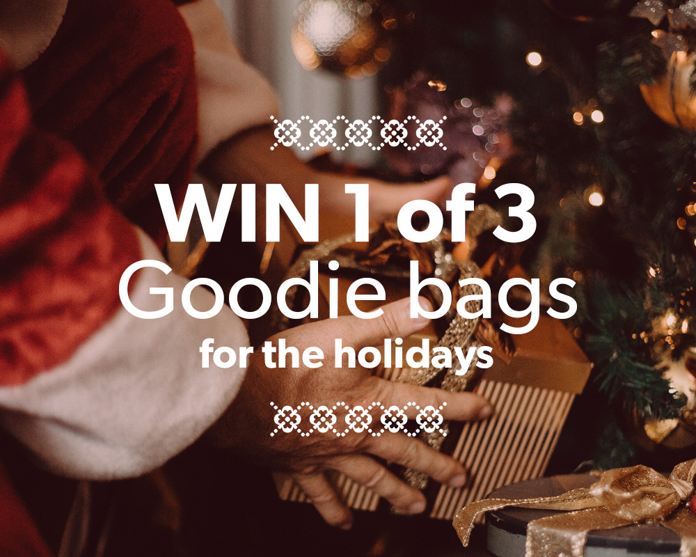 WIN 1 of 3 Goodie bags for the holidays